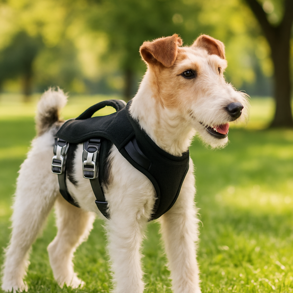 Harnais chien fox terrier