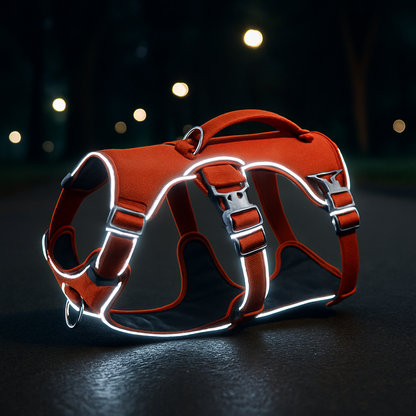 Harnais chien reflechissant seul