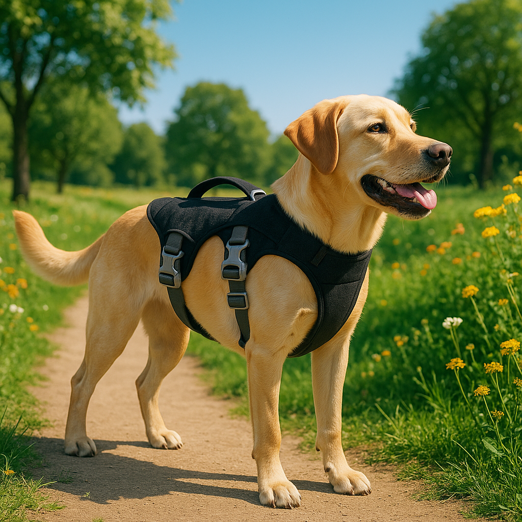Labrador harnais chien 