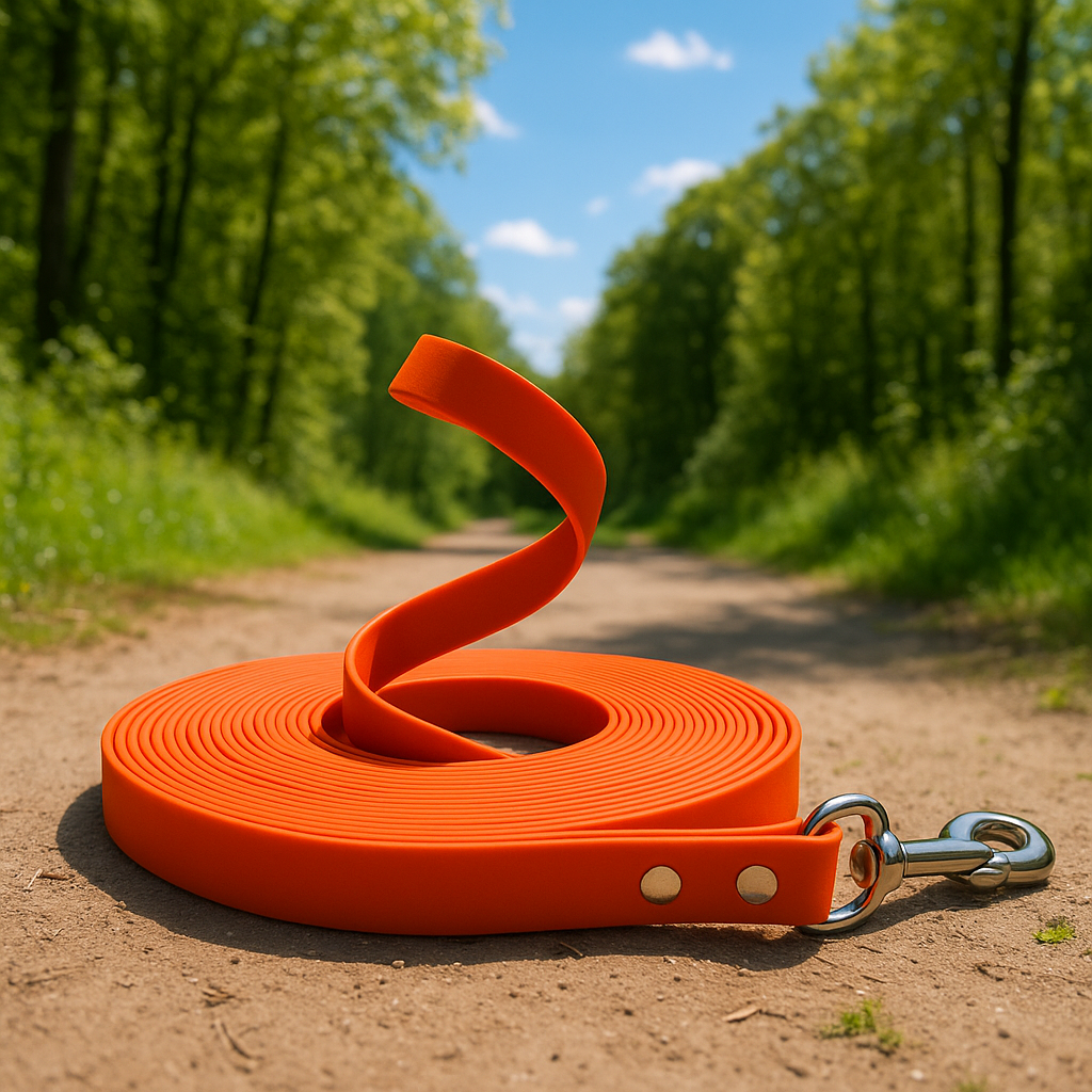 Longe pour chien orange