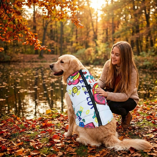 automne chien manteau