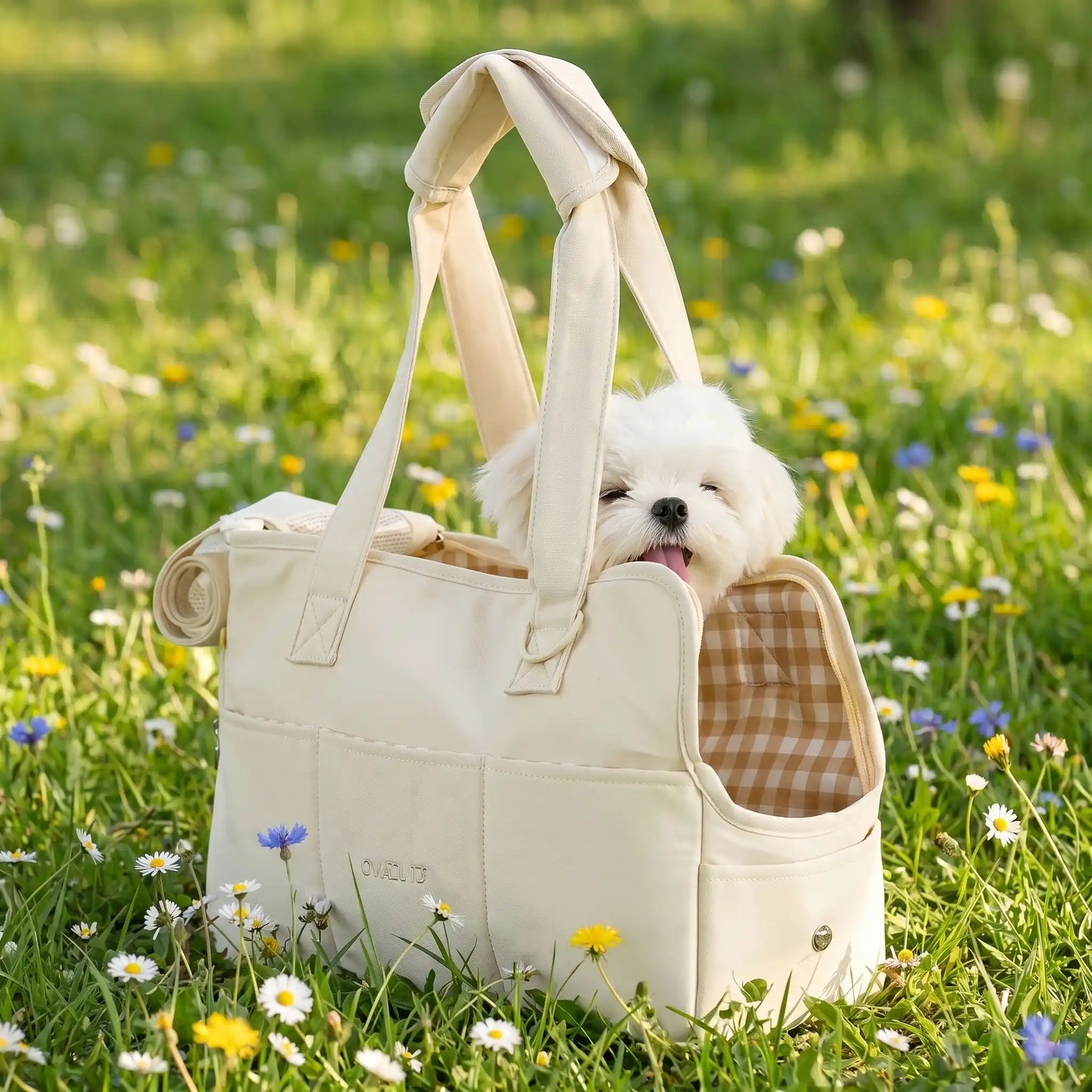 beige-sac-pour-transporter-une-chien