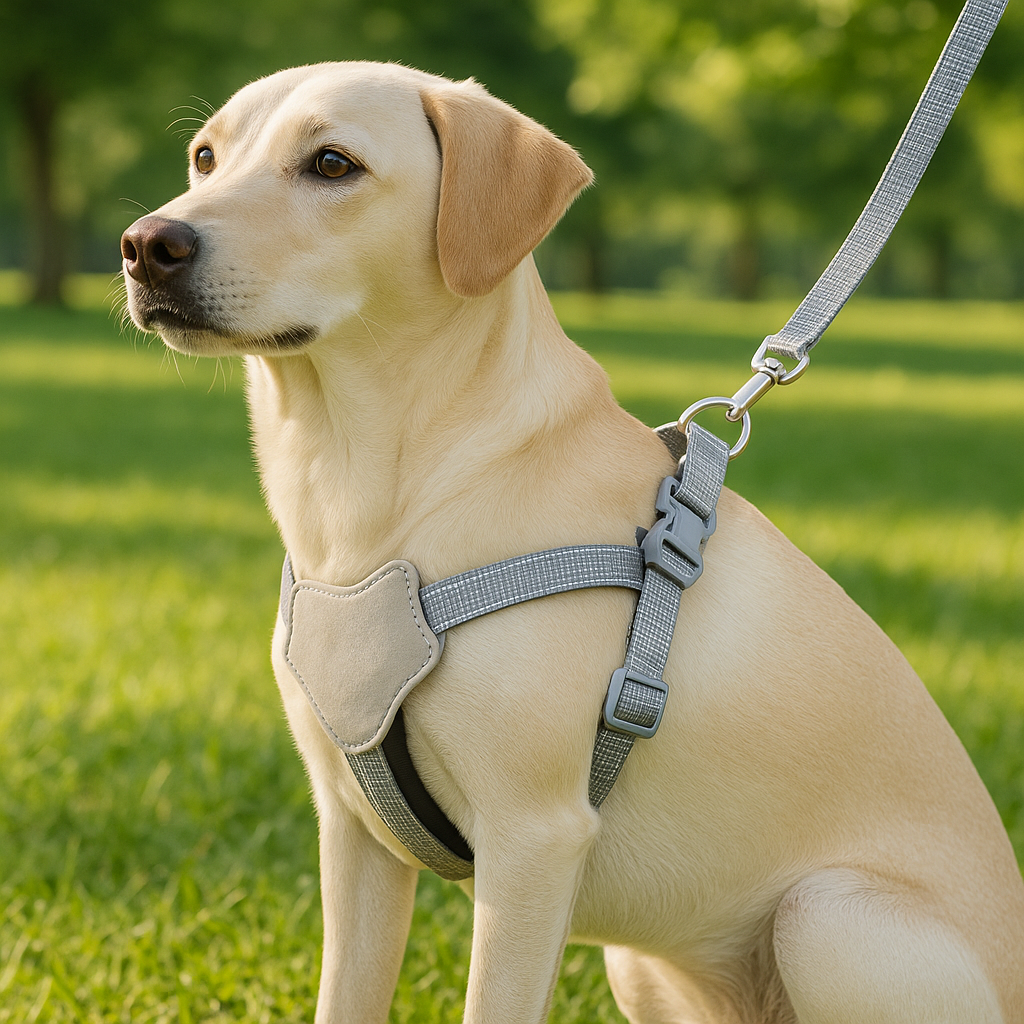 chien son harnais chien anti traction