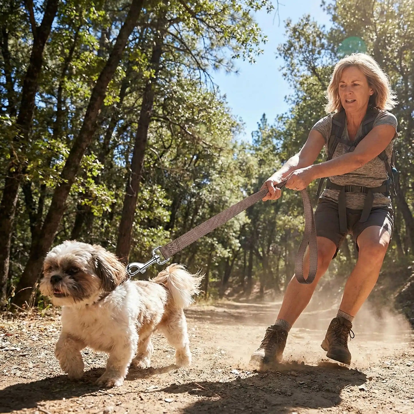 ennergique double laisse pour chien
