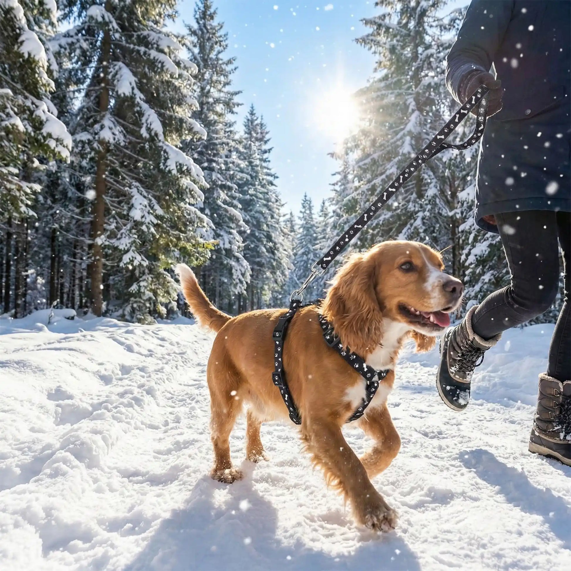 flocon laisse pour chien