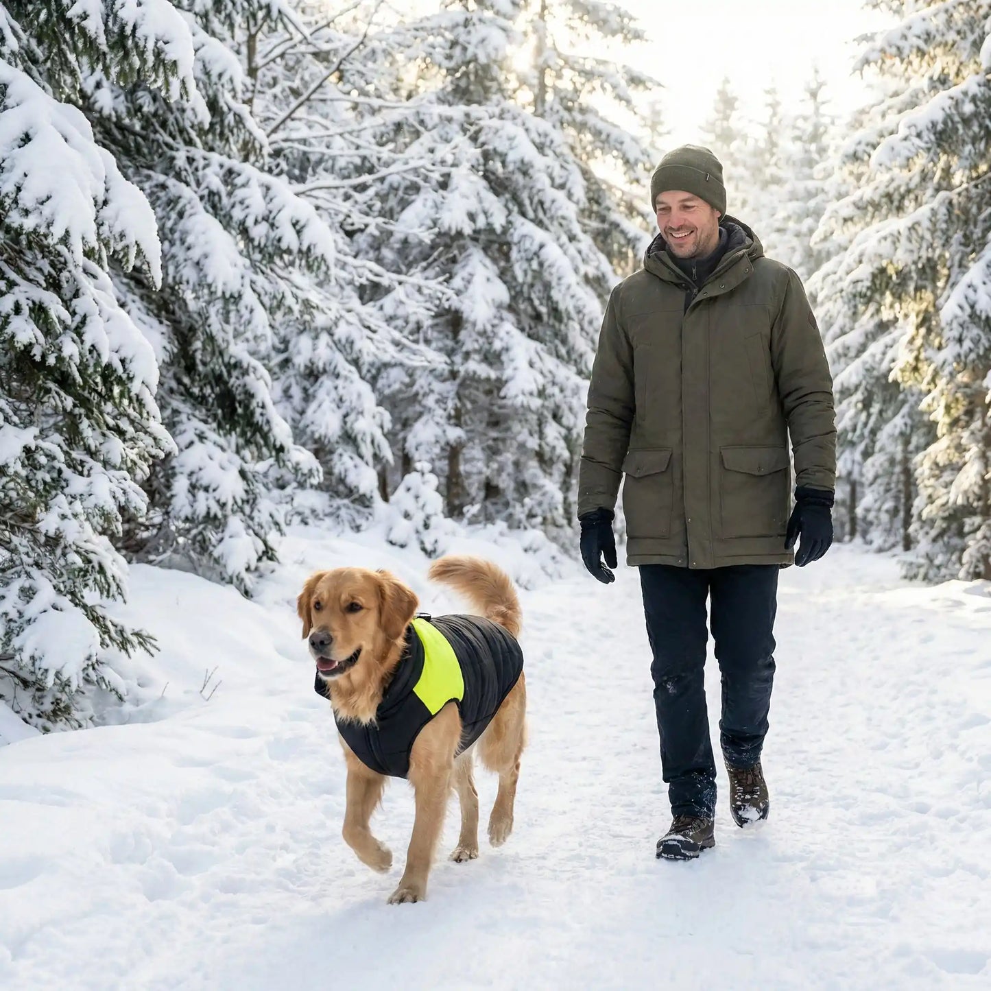 golden manteau pour chien 