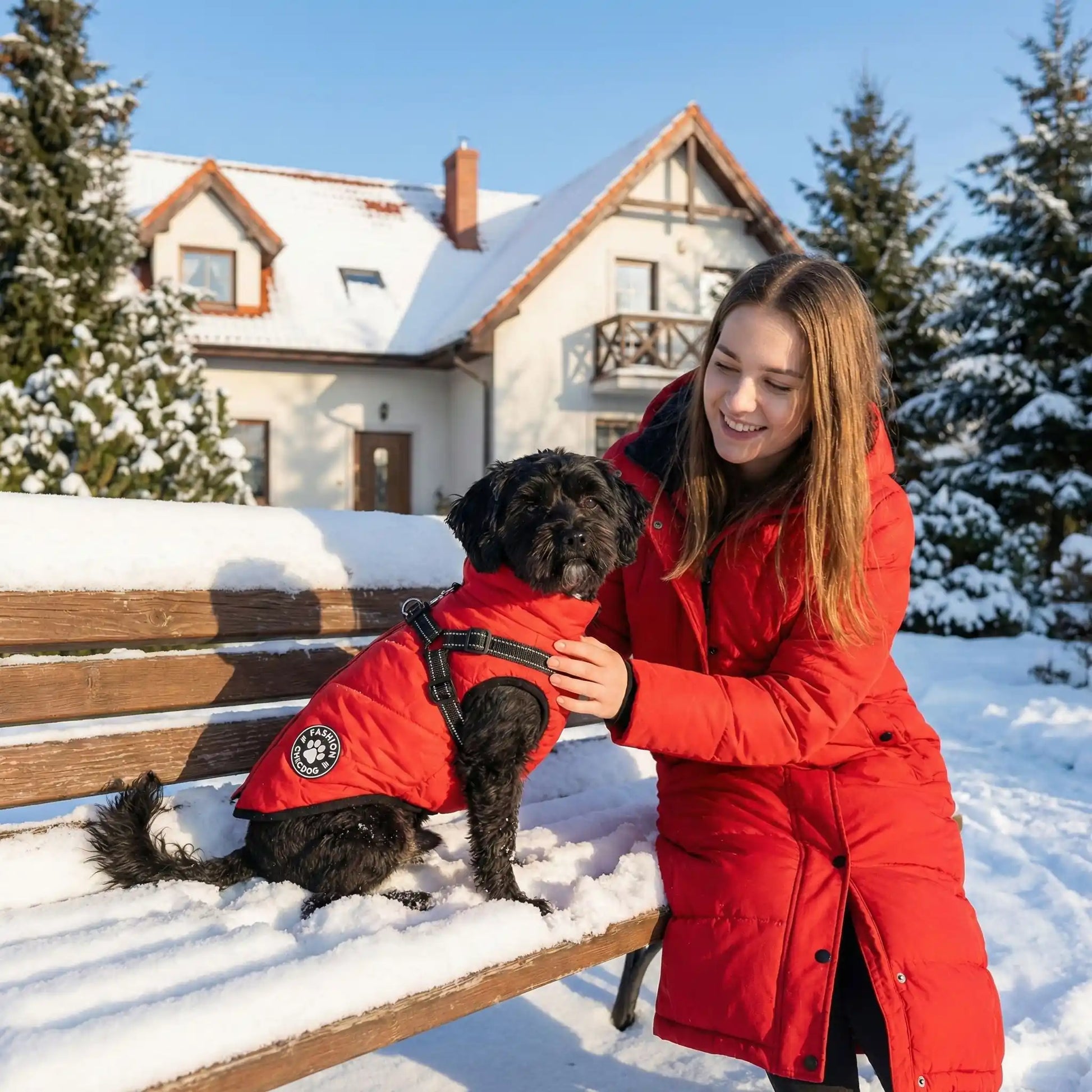 grande maison manteau pour chien 