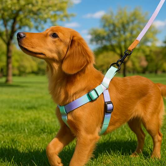 harnais anti traction chien promenade