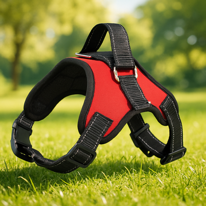 harnais pour chien rouge amusant