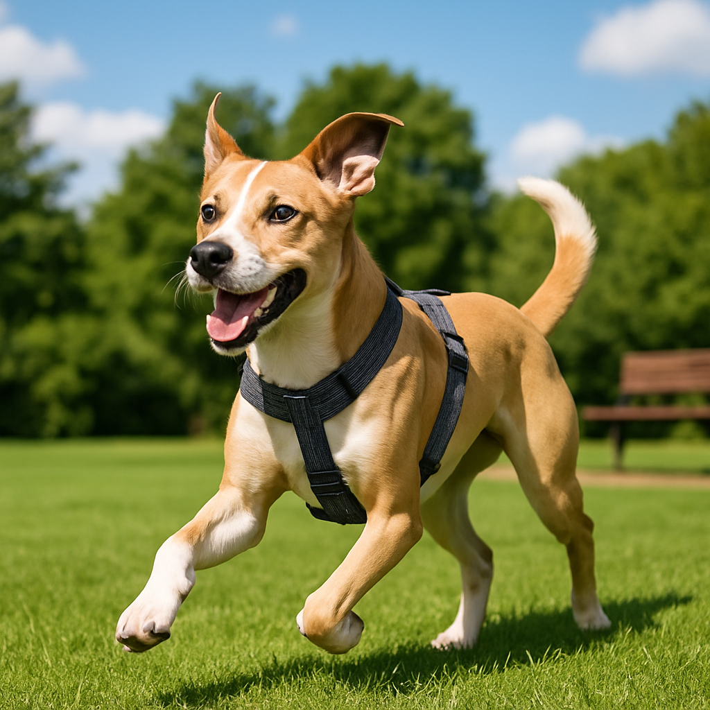 joyeux harnais chien anti traction 