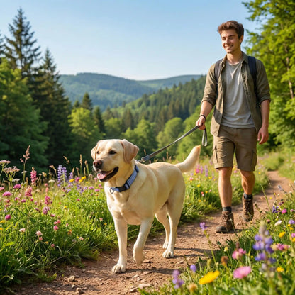 labrador collier chien 
