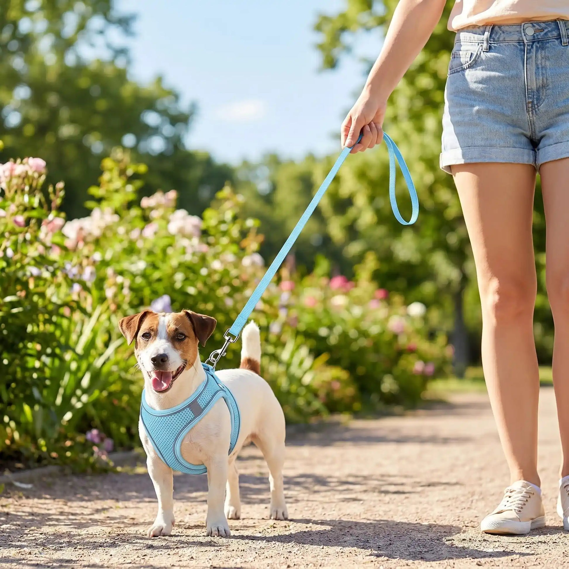 laisse chien harnais anti traction 