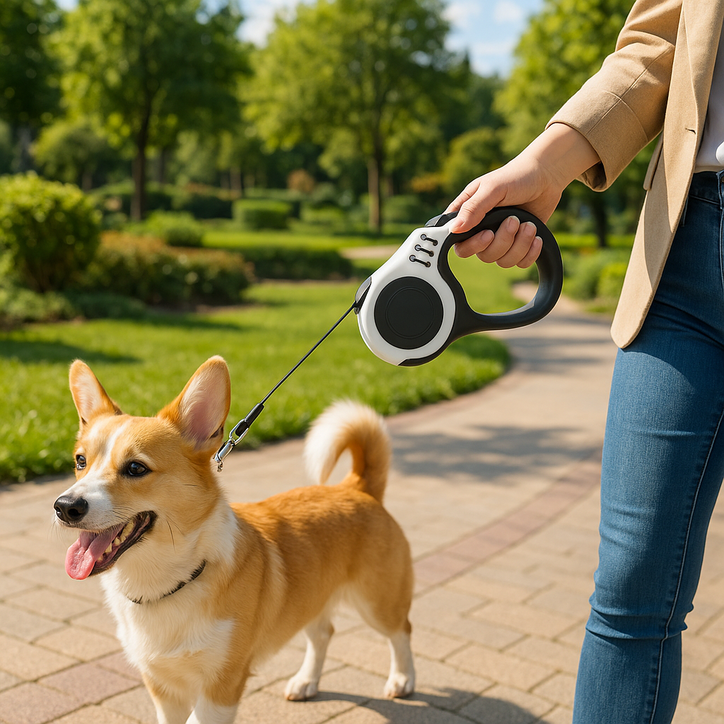 laisse chien promenade complice 