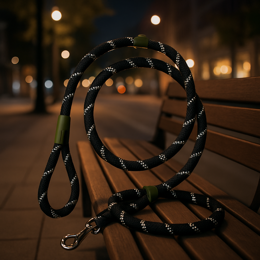 laissse chien seule reflechissante