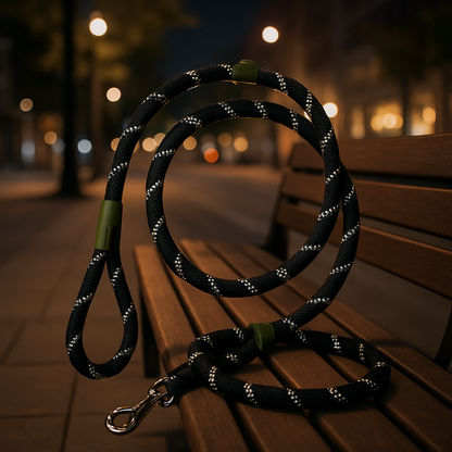 laissse chien seule reflechissante