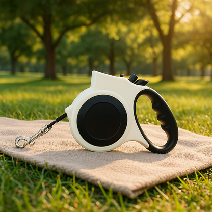 laisse pour chien blanche