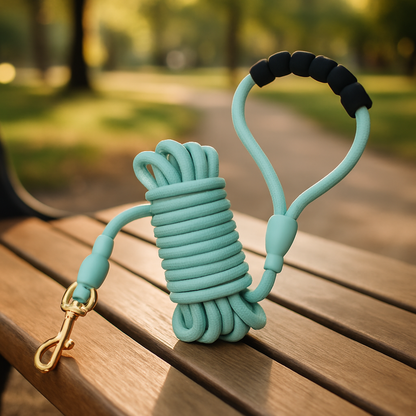 laisses pour chiens verte