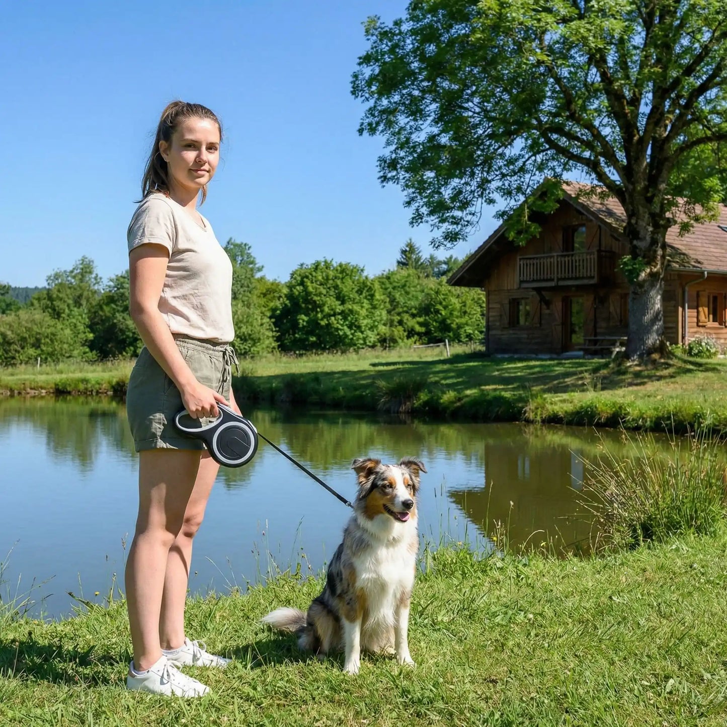 longe chien lac