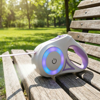 longe chiens violette