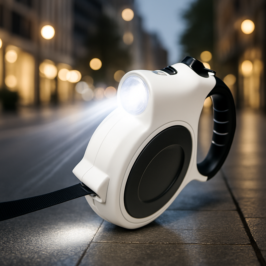 longe pour chien lumineuse nuit