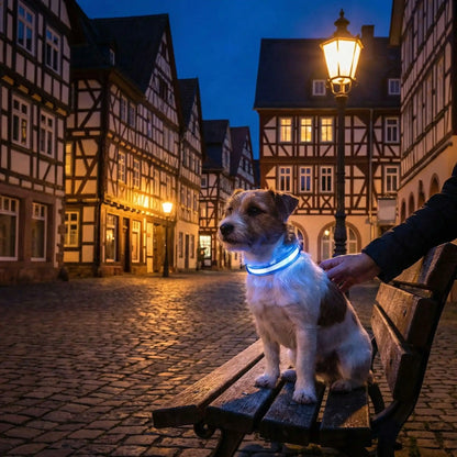 lumineux collier pour chien 