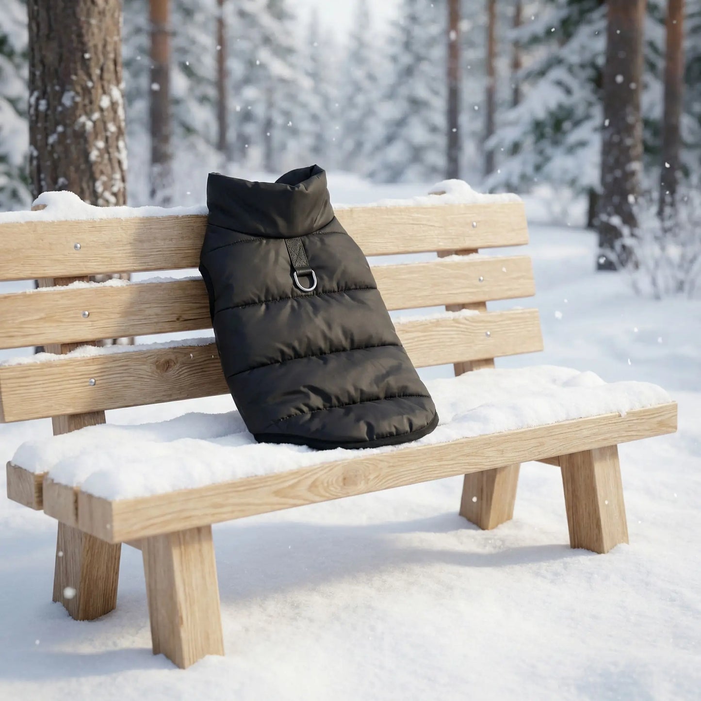 manteau pour chien noir seul 