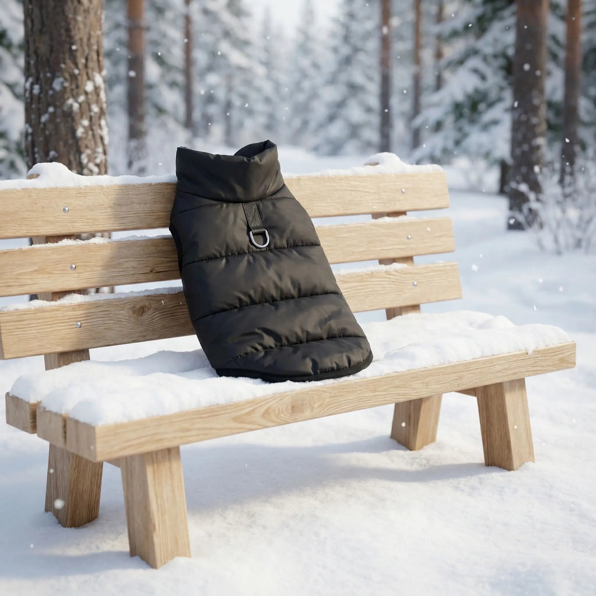manteau pour chien noir seul 