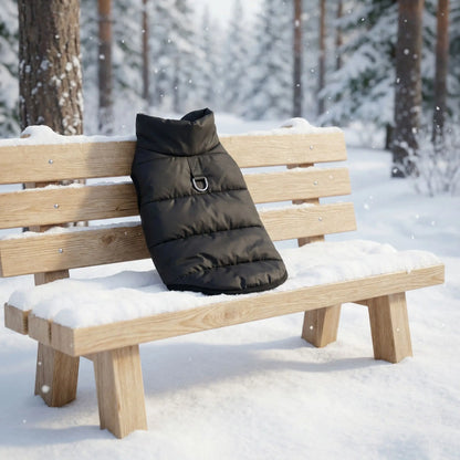 manteau pour chien noir seul 