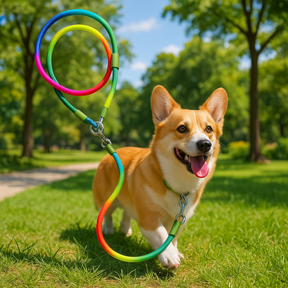 multicolor laisse chien 