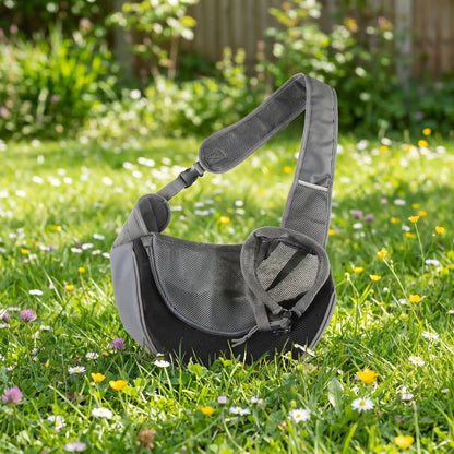 noir sac a dos chien 