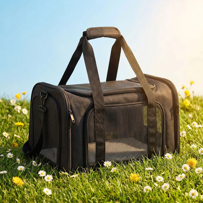noir sac a dos transport pour un chien
