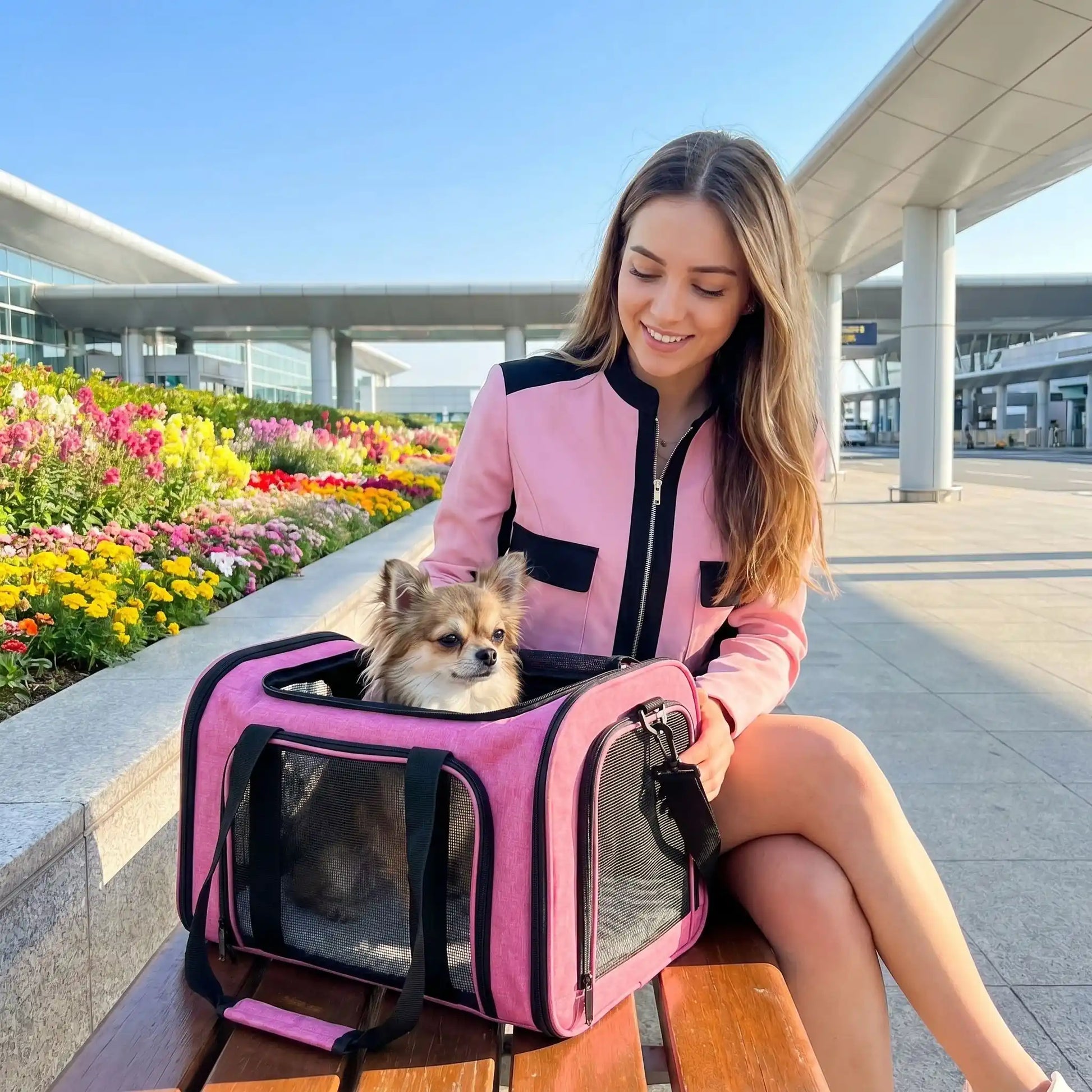 paysage sac pour transporter un chien 