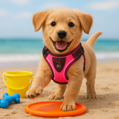 plage harnais pour chien 