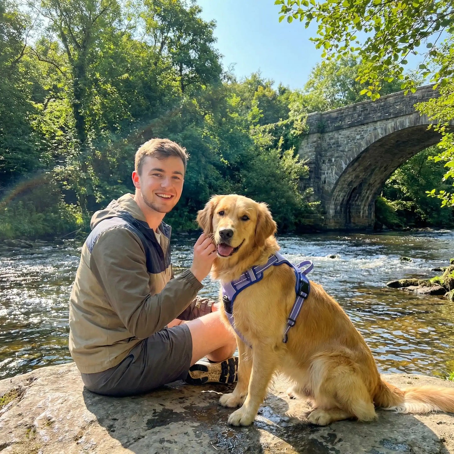 pont harnais pour chien