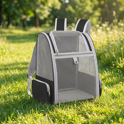 sac a dos pour chien noir