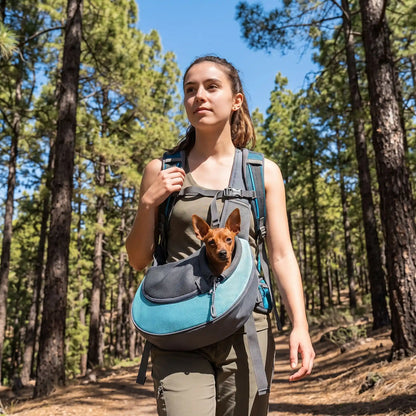 sac transport pour chien nature