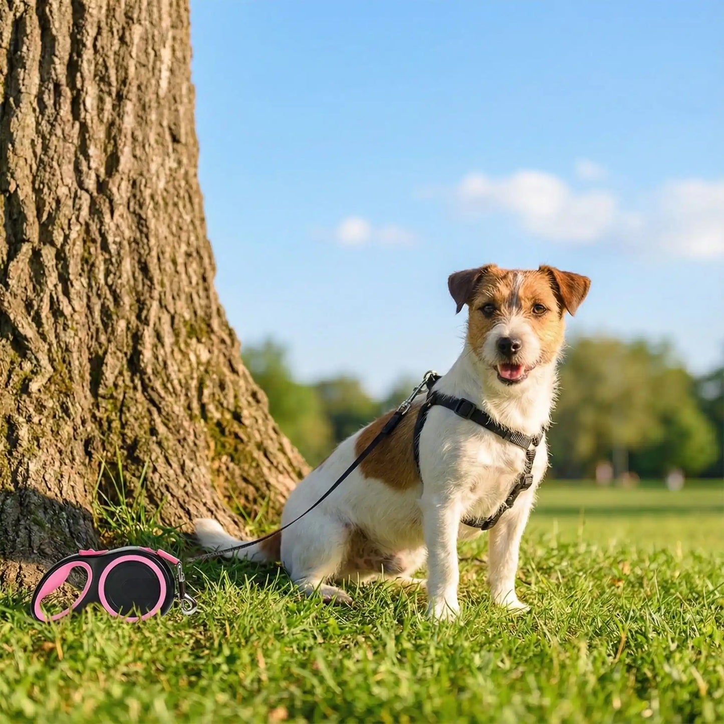 tronc laisse pour chien nature 