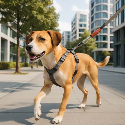 ville harnais anti traction chien