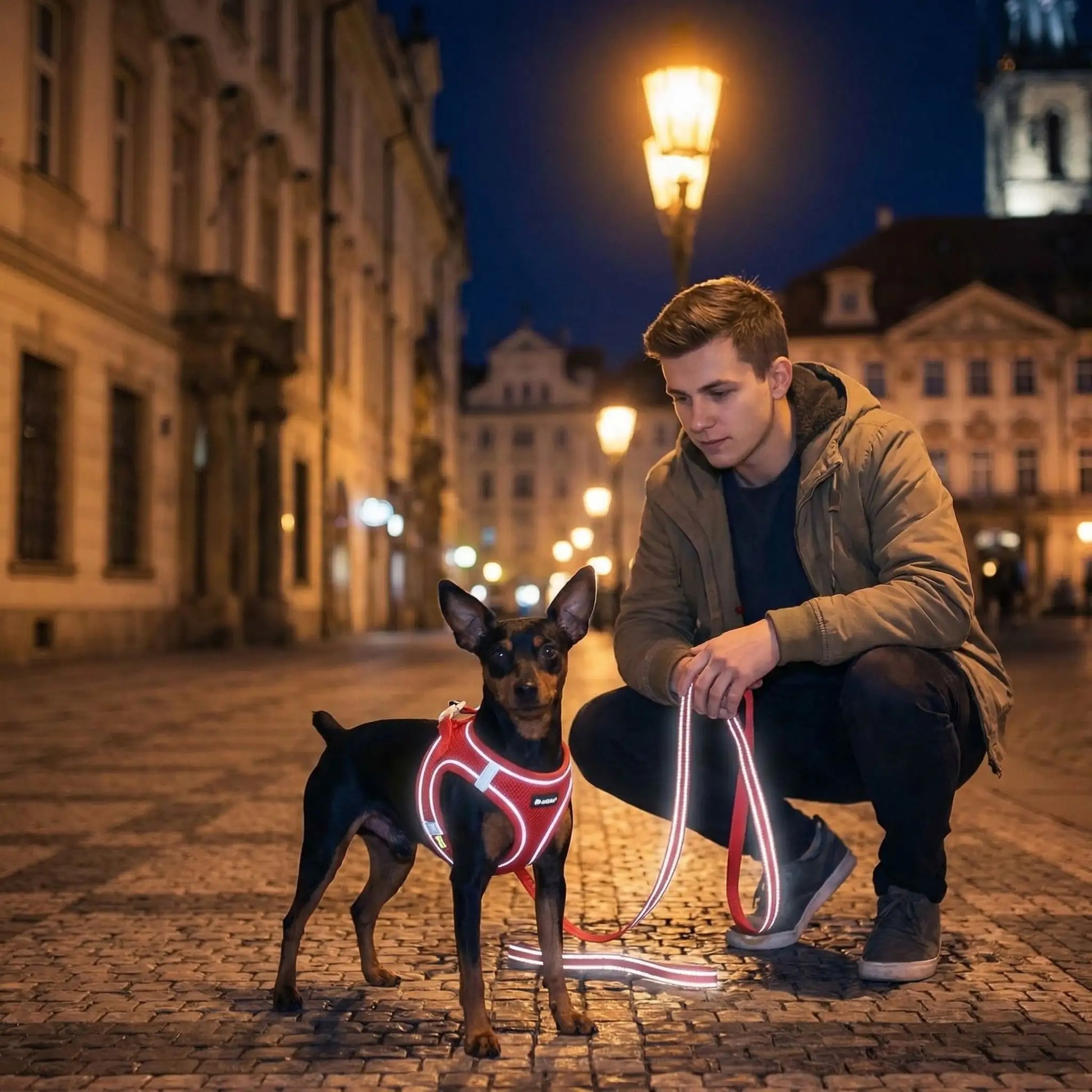 ville soir harnais anti traction chien 